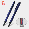 Cheap promotional gift matte black engrave logo metal ball pen